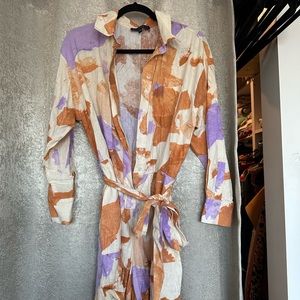Eloquii- abstract paint romper